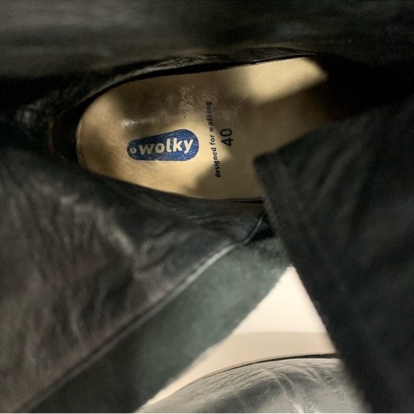 Wokly Belmont Black Leather Lace Up Tough Boots - Picture 12 of 16